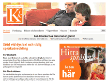 Tablet Screenshot of kodknackarna.se